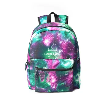 

Youpop KPOP WANNA ONE Starry Sky Album Nylon Bag Jewelry Admission Package New Fashion Backpack Bags SJB691