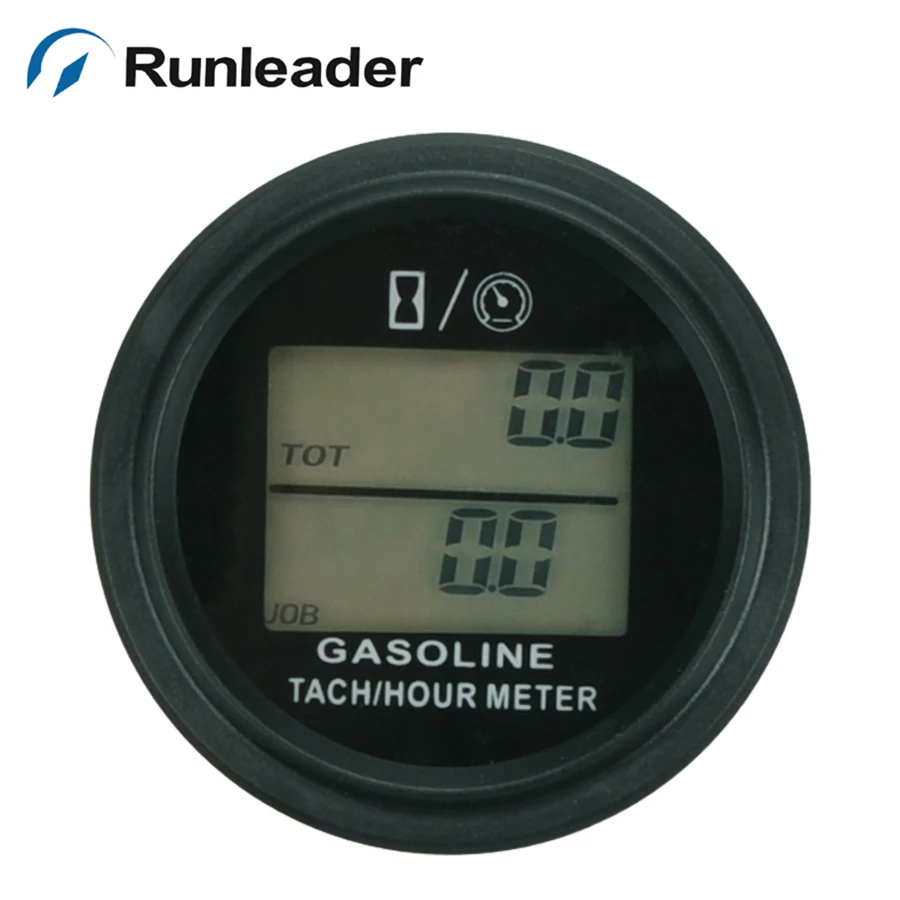 Digital Resettable Record Rpm Tachometer Hour Meter For Gas Engine Digital Resettable Record Rpm Tachometer Hour Meter For Gas Engine Outboard Marine Generator Lawn Mower Atv In Instruments From Automobiles Motorcycles On