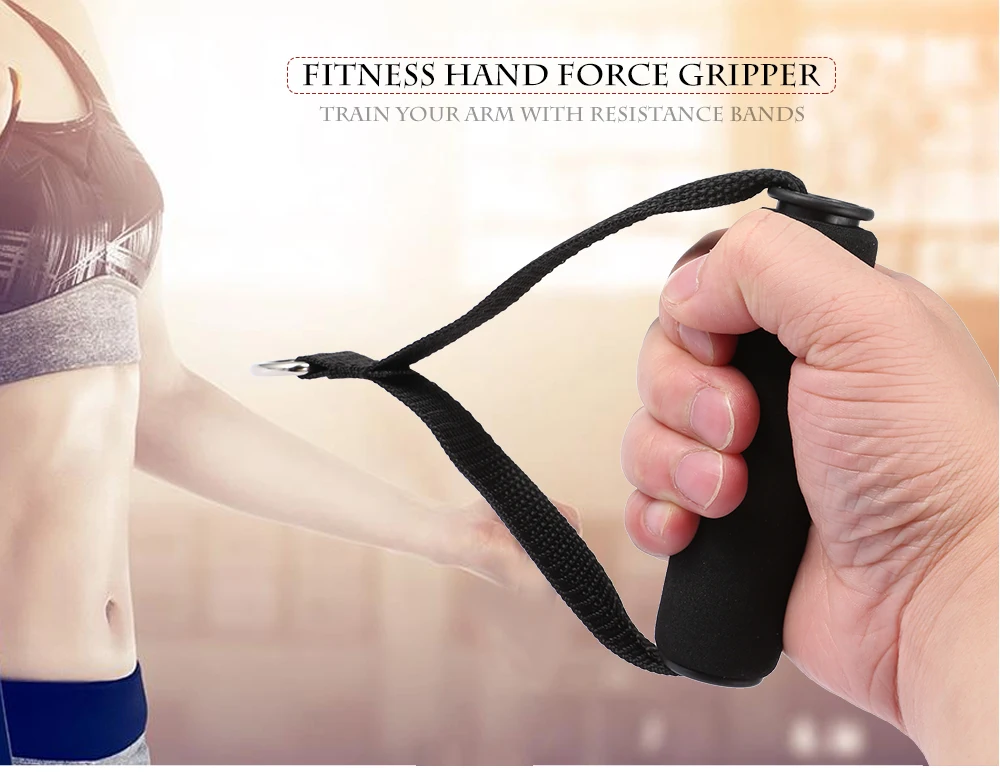 Fitness Triceps Fixing Rope Resistance Band Pull Handles