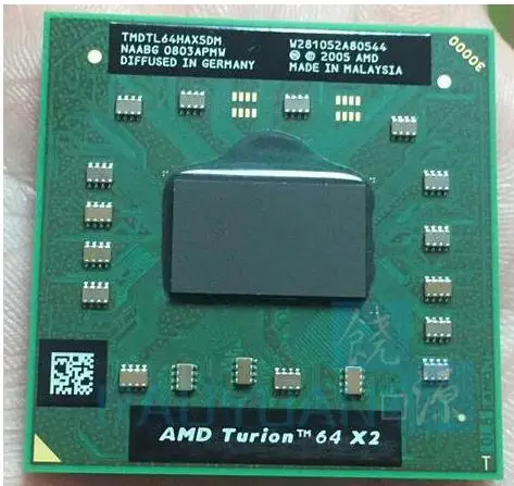 AMD Turion 64 X2 Mobile TL 64 TMDTL64HAX5DM 1M Cache/2.2GHz/Socket S1 ...