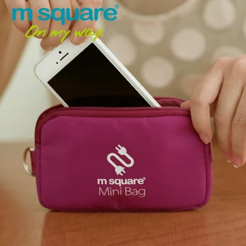 

M Square Travel Accessories Cable Accessories Storage Organizer Clutch Mini Phone Bag Card Holder