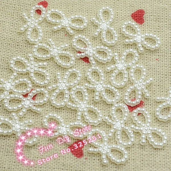 

100pcs 11*19mm beige resin flat back bowknot free shipping jewelry accessories