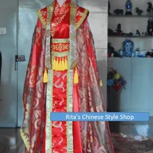 Мужской женский красный свадебный костюм для жениха и невесты