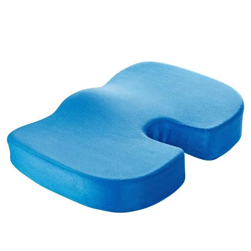 Travel Breathable Seat Cushion Coccyx Orthopedic Memory Foam U Seat Massage Chair Cushion Pad Body Shaping Cushion