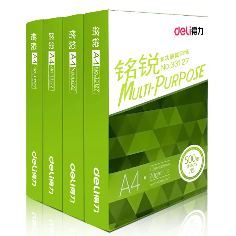 DELI A4 бумага школьная и офисная копировальная бумага 2500 листов A4 копировальная и печатная бумага для офисного копирования и печати канцелярские принадлежности