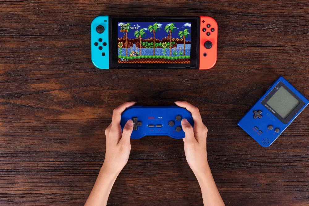 arco-íris cor suporte nintendo switch android macos gamepad