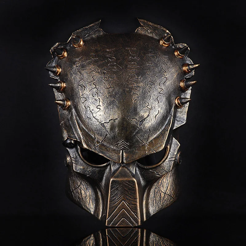 Hotsale Wolf Predator Masks Resin Full Face Party Mask Mascara Carnaval Halloween Costume Theater Prank Prop Crazy Ball Mask