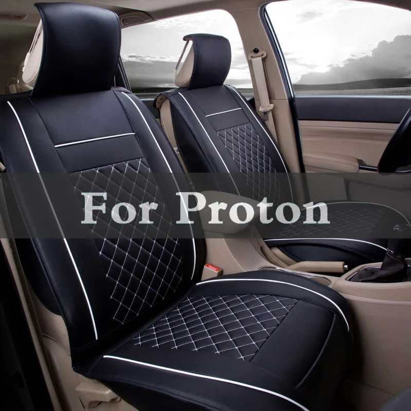 

New Soft Leather Seats Pu Protector Leather Auto Car Seat Covers For Proton Inspira Perdana Persona Preve Saga Satria Waja