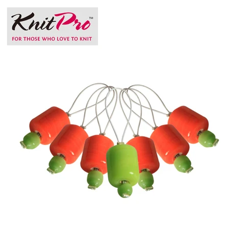 Marcadores de Ponto de Tricô 7 Peças Knitpro Locking Ponto Talão Marcador Diy Ofício Tecer Ferramentas Crochet Knitting Ferramenta