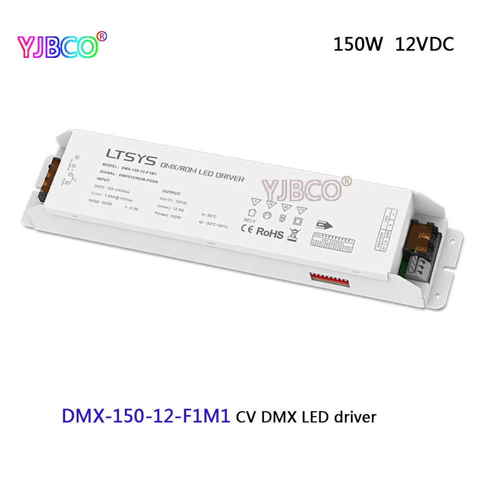 LTECH led dimming intelligent driver;DMX 150 12 F1M1;AC100 240V input
