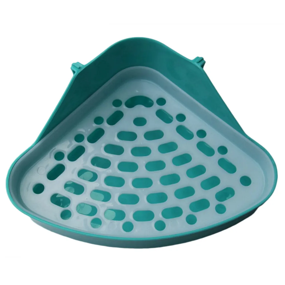 Ferret Rabbit Hamster Corner Litter Pan Guinea Pig Tray Home Farm Small