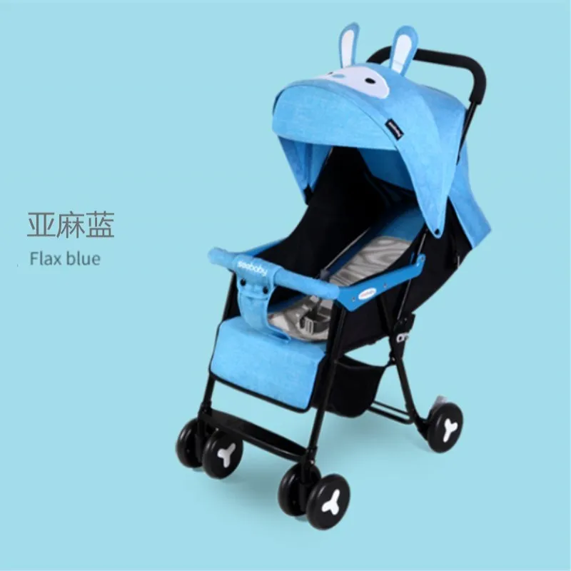 

baby strollers ultra-lightweight folding can sit can lie high landscape Convenient folding Lovely Cartoon strollers free shippin
