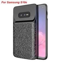 Для samsung Galaxy S10E Батарея чехол Зарядное устройство Чехол Smart 4700 мА/ч, Мощность банка для samsung S10E Батарея чехол