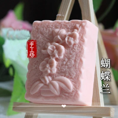 

silicone Soap Making Mould Butterfly orchid flower Silicone Craft silicon soaps mould DIY Candle Resin Mold mousse mold Soap Mol