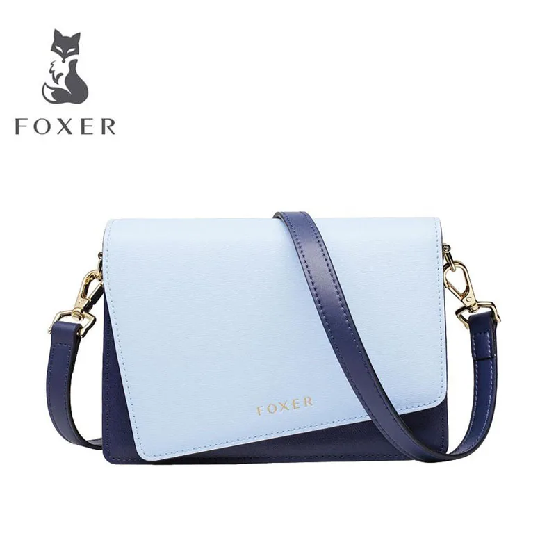 FOXER 2019 Новая женская кожаная сумка Модные Качественные роскошные сумки из