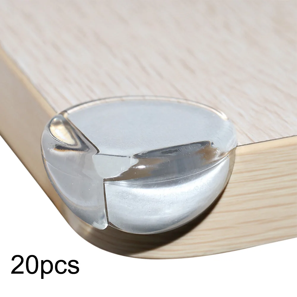 

20PCS/Lot Transparent Baby Safety Table Corner Protectors Anti-Collision Desk Angle Protection Cover Edge Corner Guard