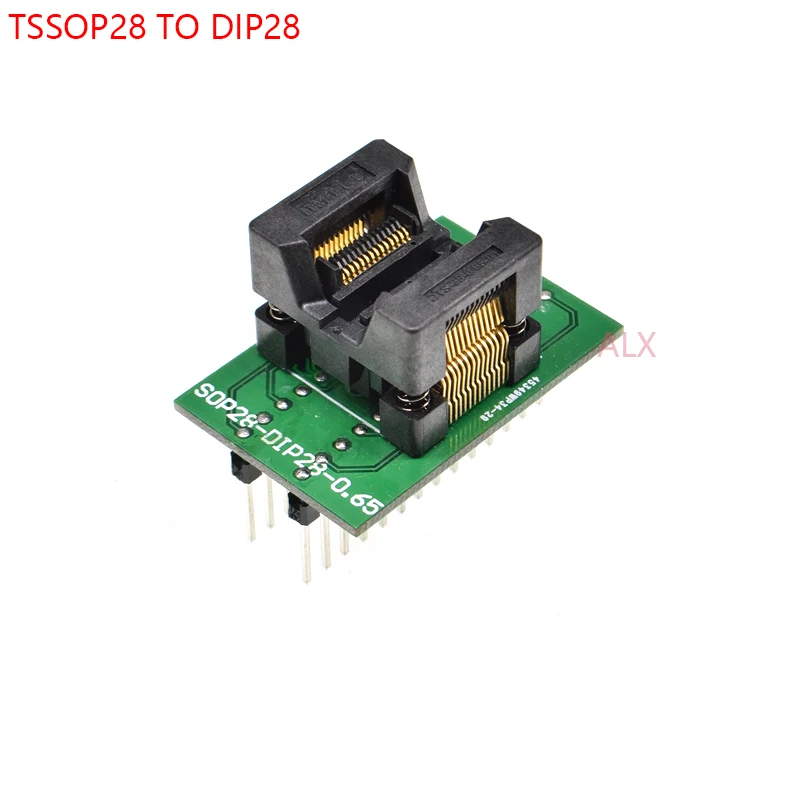 1 шт. SSOP28 TSSOP28 к DIP28 переходник для программатора разъем TSSOP DIP тестовый чип