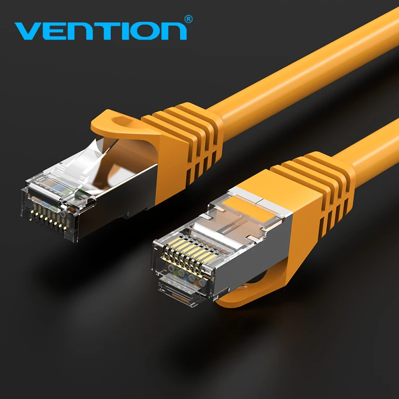 

Vention Ethernet Cable CAT6A SSTP Network Cable Cat 6a RJ45 Patch Lan Cable Cord For PC Computer Router 0.3m/0.5m/1m/1.5m/2m/3m