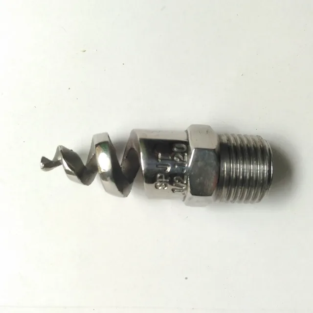 1/2″ (dn15)SS316 full cone spiral jet nozzle,Spiral Nozzle Stainless Watering Mist Sprinkler For Garden And Lawn Irrigation
