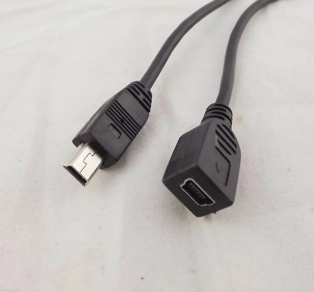 1 шт. мини USB B 5 контактный штекер гнездо удлинитель адаптер для передачи данных