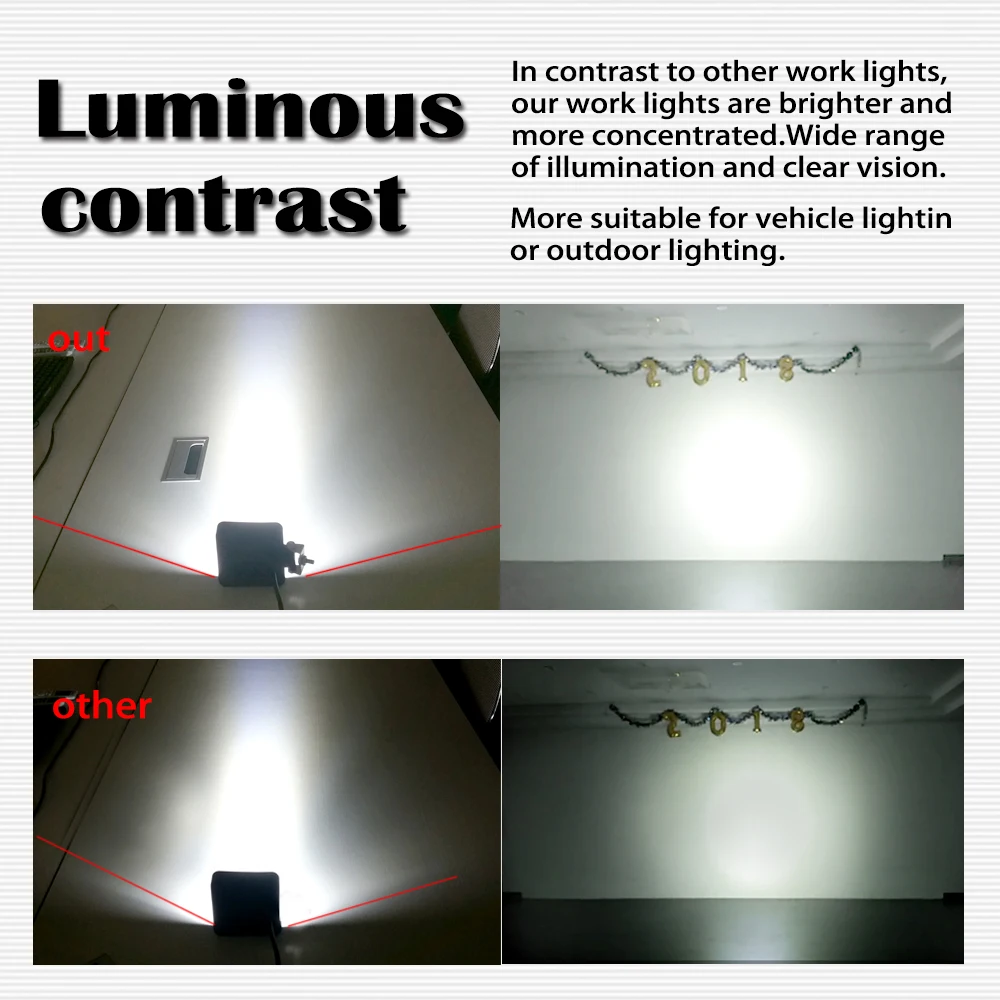 SHIELD 2 Pcs 48W Worklight Car LED Work Light Lamp Bar Beam For Motorcycle Off Road 4x4 Levels UAZ Car Accessories Bright IP68 SHIELD 2 Pcs 48W Worklight Car LED Work Light Lamp Bar Beam For Motorcycle Off Road 4x4 Levels UAZ Car Accessories Bright IP68