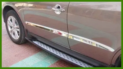 

Free shipping! High quality stainless steel 4pcs Door Streamer/side door trim For HYUNDAI SANTAFE 2010-2013