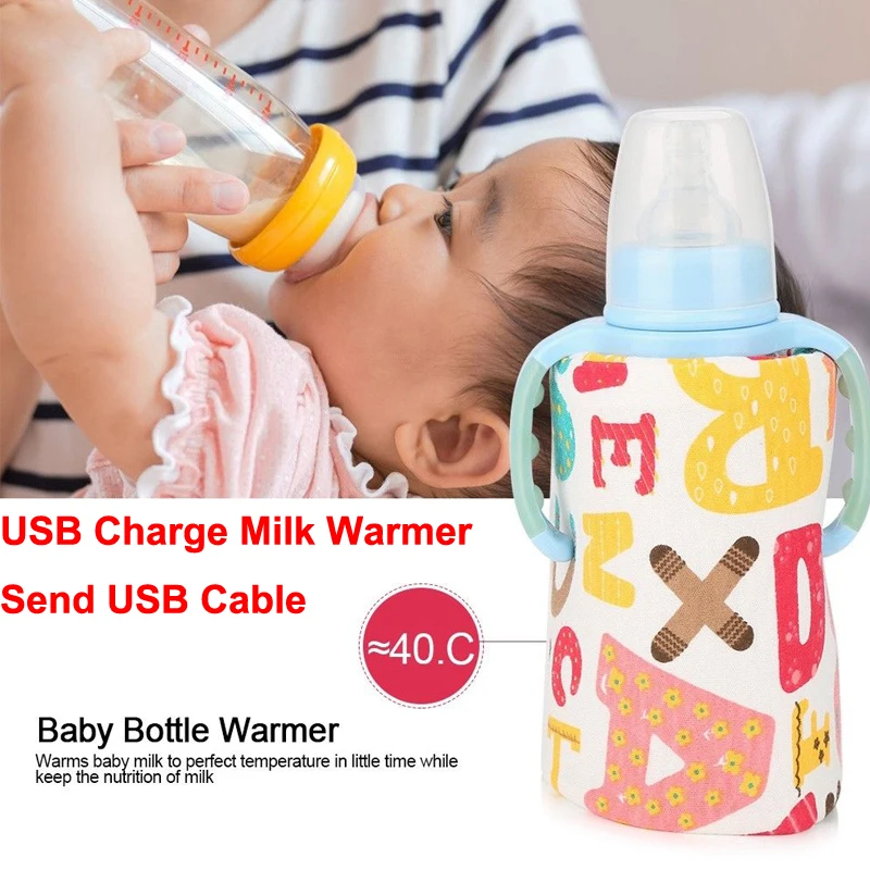 Новая Мода Удобная Новинка USB портативный для малышей Уход кормление из бутылочки защиты мешок обогреватель теплее изоляции сумки