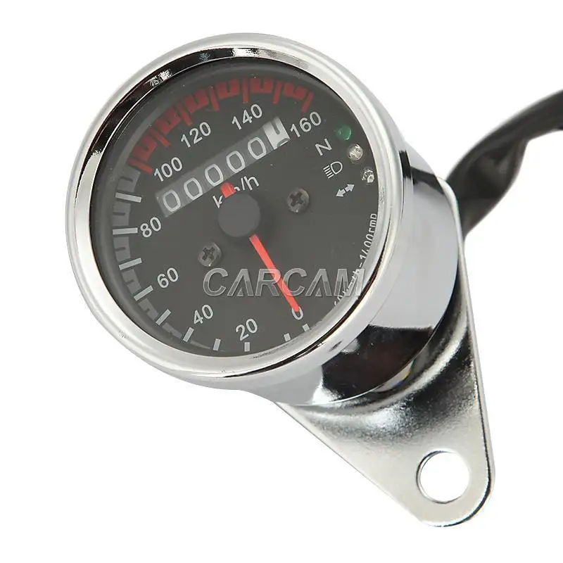 

Motorcycle Dual Odometer Speedometer Gauge B For Yamaha Honda Suzuki Harley Davidson Kawasaki Victory ...