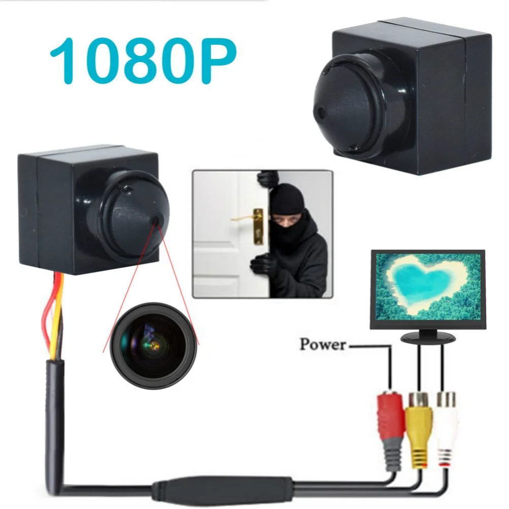 1080P Super Mini AHD Camera for cctv camera system MINI Security camera with  OSD menu and 5-Axis bracket