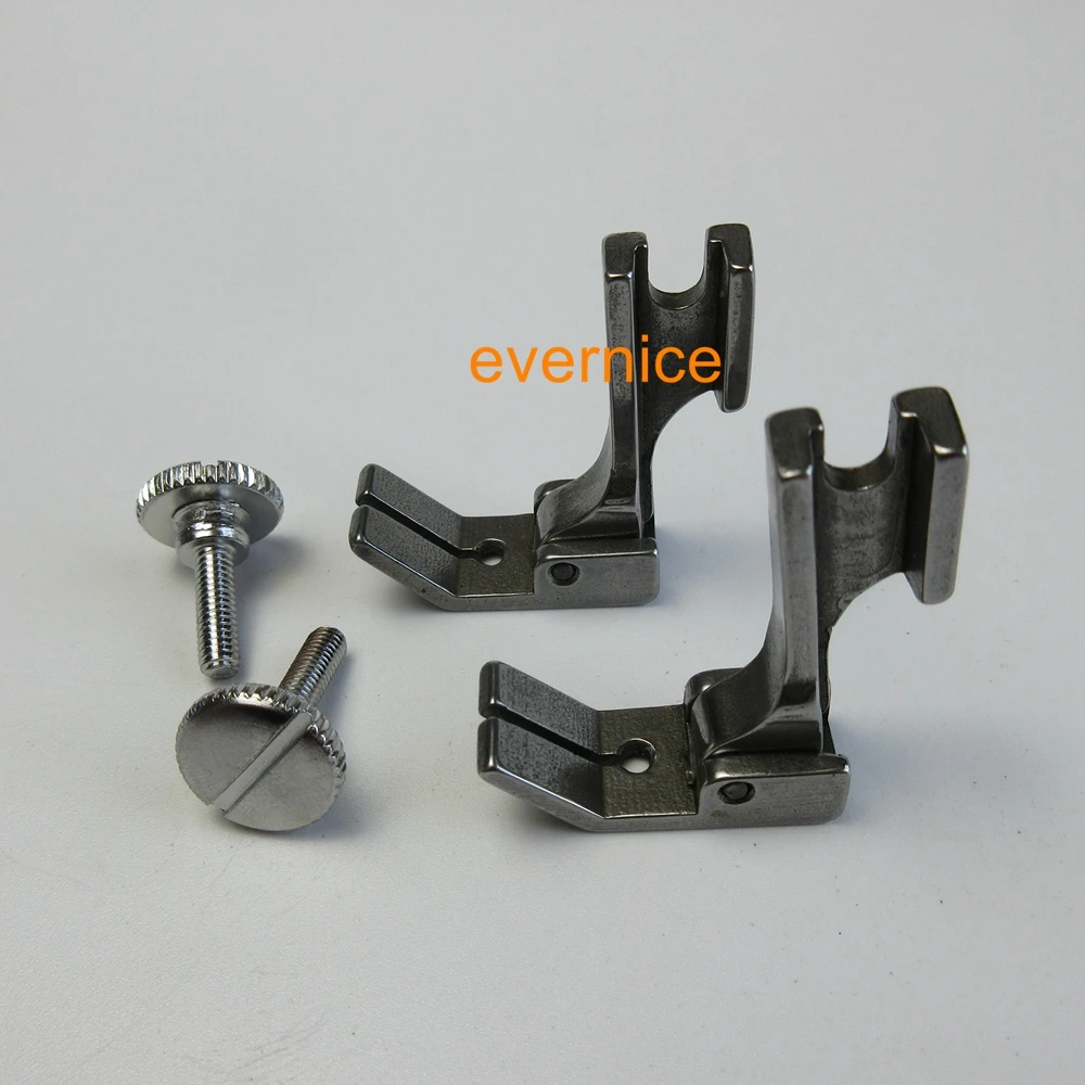 

2 Pieces hinged Double Even Toe Presser Foot For Many Industrial Sewing Machine