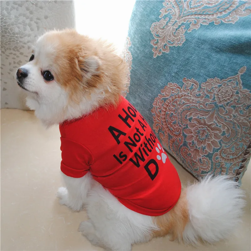 Одежда для собак с надписями; Летняя Повседневная Стильная хлопковая одежда для животных; футболка для маленьких собак; мягкая футболка для собак; одежда для чихуахуа; Одежда для собак-Йоркцев