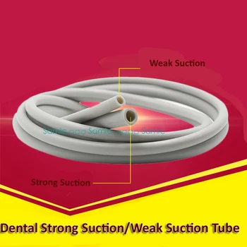 

5pcs Dental Strong Suction and Weak Low Suction Tube Dental Autoclavable Tubing Hose Dental Silicone Saliva Ejector Pipe