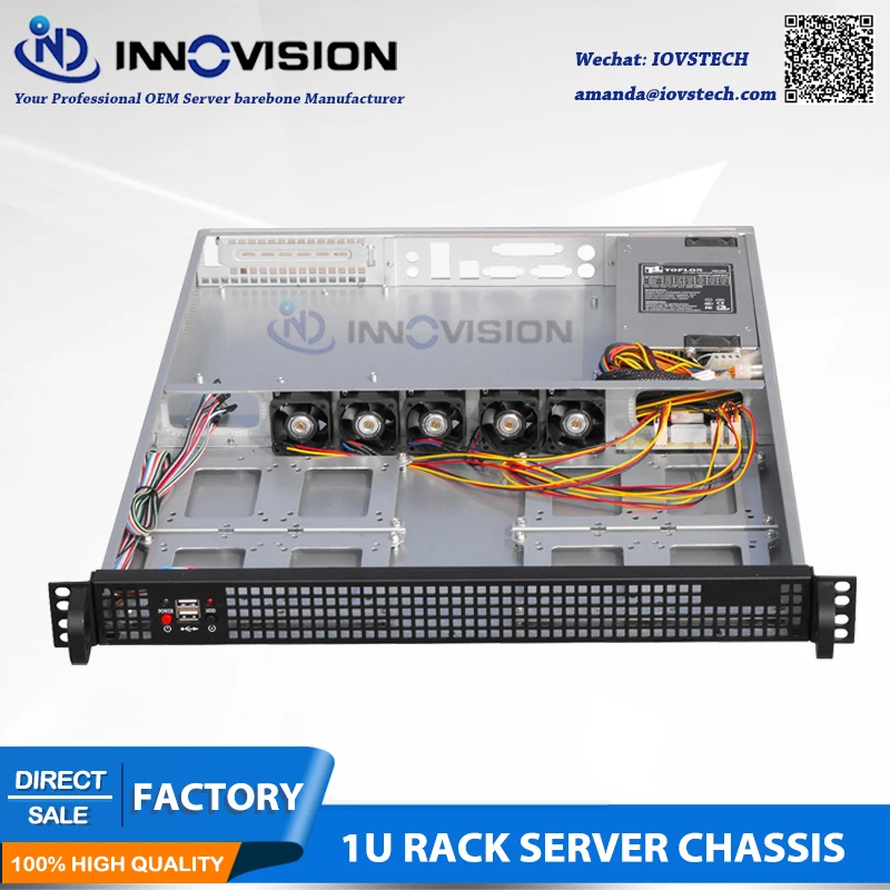 Компактная Стойка 1U для сервера L = 550 мм|rack server case|1u rackmountrackmount chassis |
