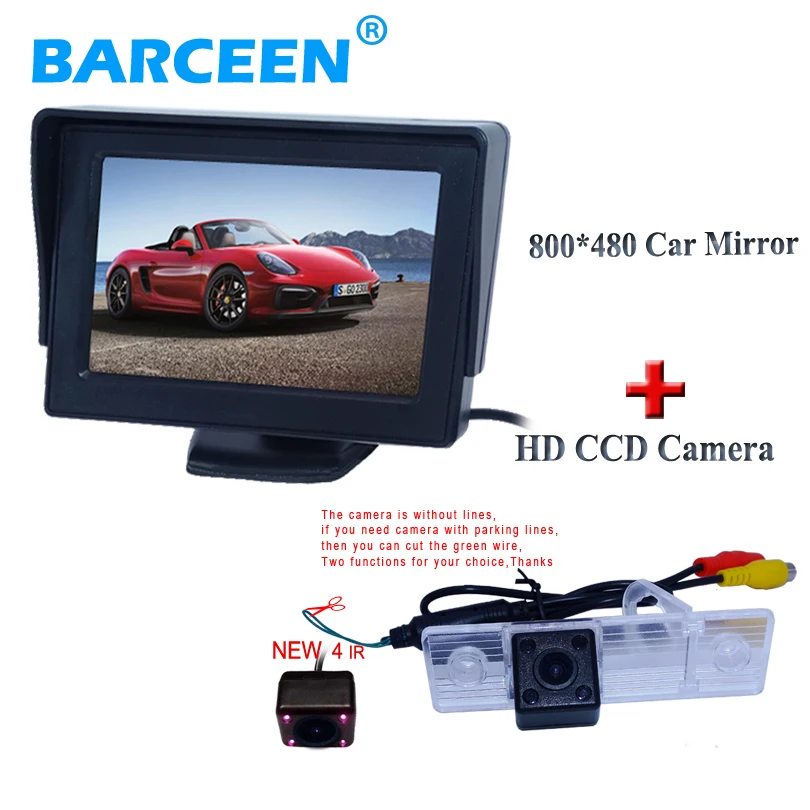 

car screen monitor universal for kinds of cars 4.3" with car rearview camera for backing for Chevrolet Epica/Lova/ Aveo/Captiva