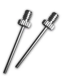 Basketball Sports Football Inflation Silver Tone Pump Needles Adapter (1)