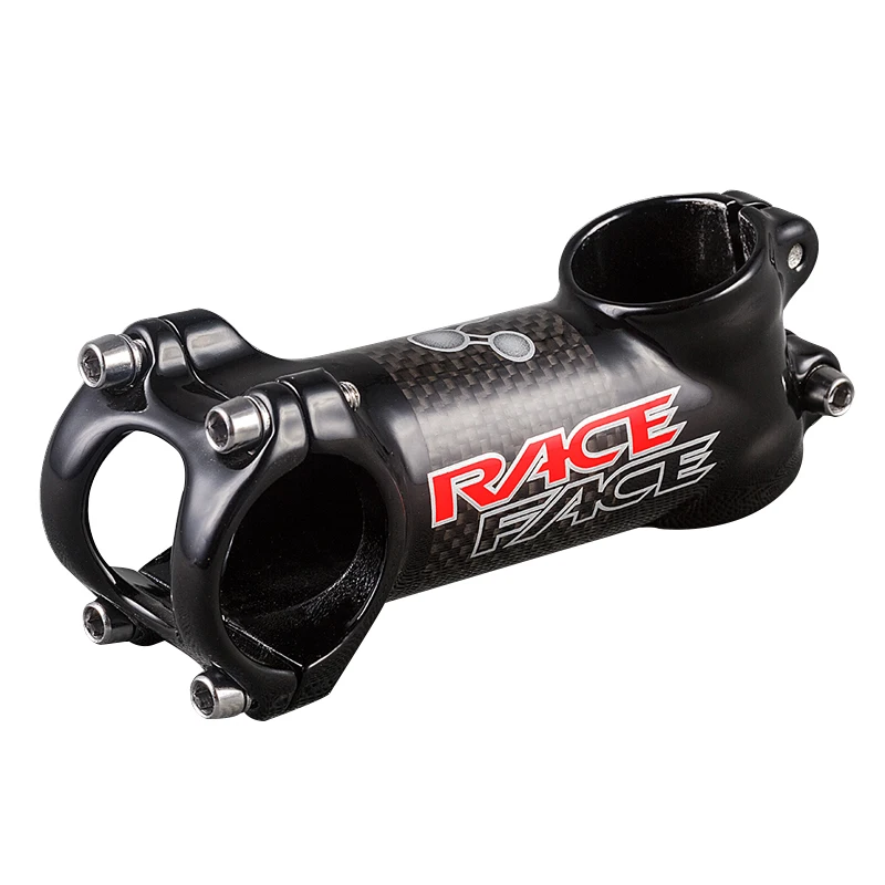 RACE FACE MTB Road Bike Stem 3K Carbon Cover Aluminum 6//17 degree Bicycle Stems