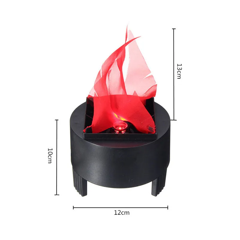 Stage Lighting Effect Novelty Virtual Fake Fire Flame Led Cloth Silk Flame Torch Light Party KTV Bar Entertainment Stage Lamp