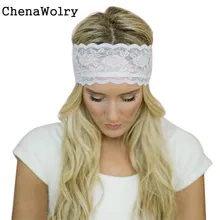 ChenaWolry 1 ШТ. Привлекательный Модные Аксессуары Кружева Эластичный Ободки Для Женщин Аксессуары Для Волос Тюрбан Головные Уборы 12 Октября