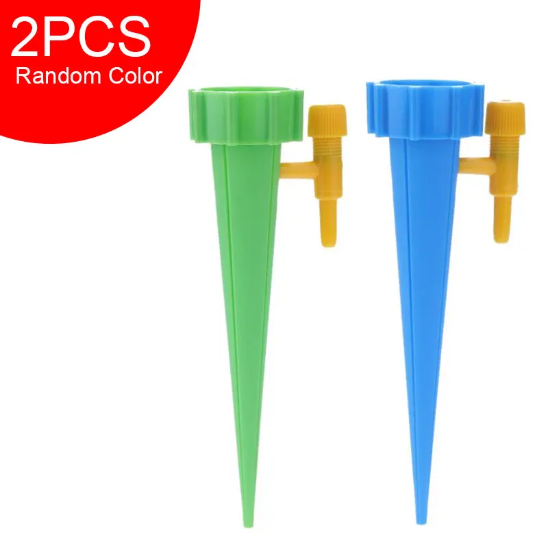 Automatic Dripper Potted Plants Self Watering Device Lazy Environmental Waterer Drip irrigation Sprinkler Seepage Tool - Цвет: 2PCS