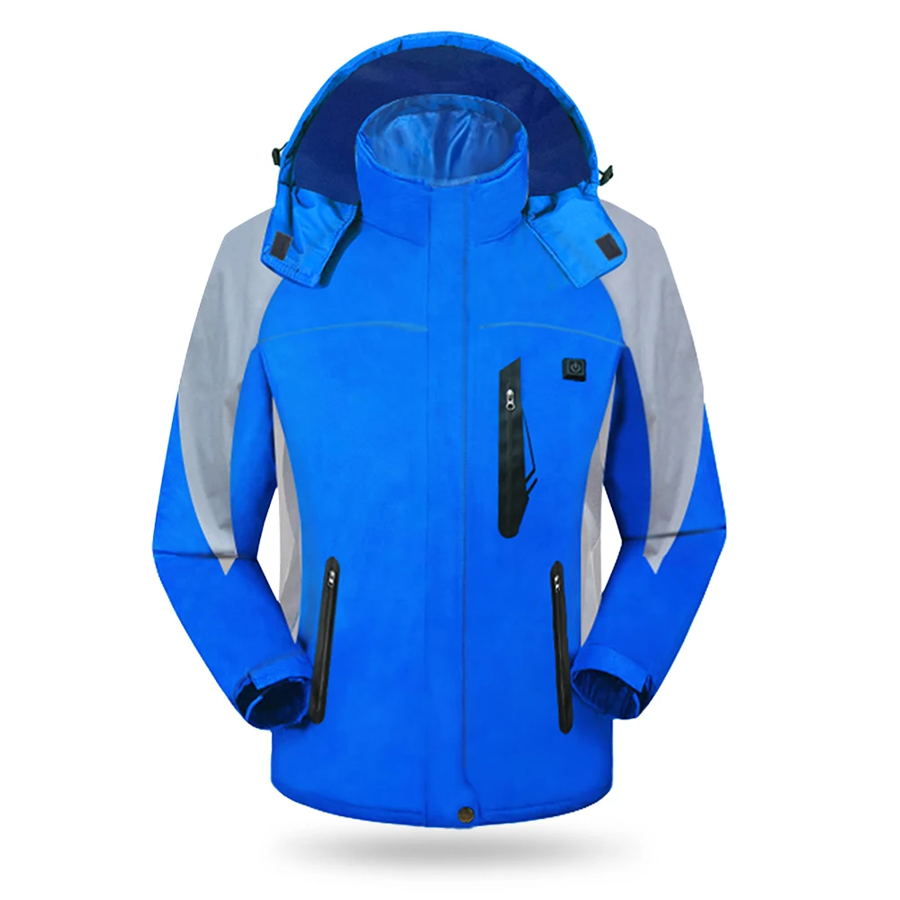 

Women Men Heating Coat Chargeable Electric Heated Jacket Snowmobile Motorcycling Skiing Climbing Snow Sport Winter Warm Jacket