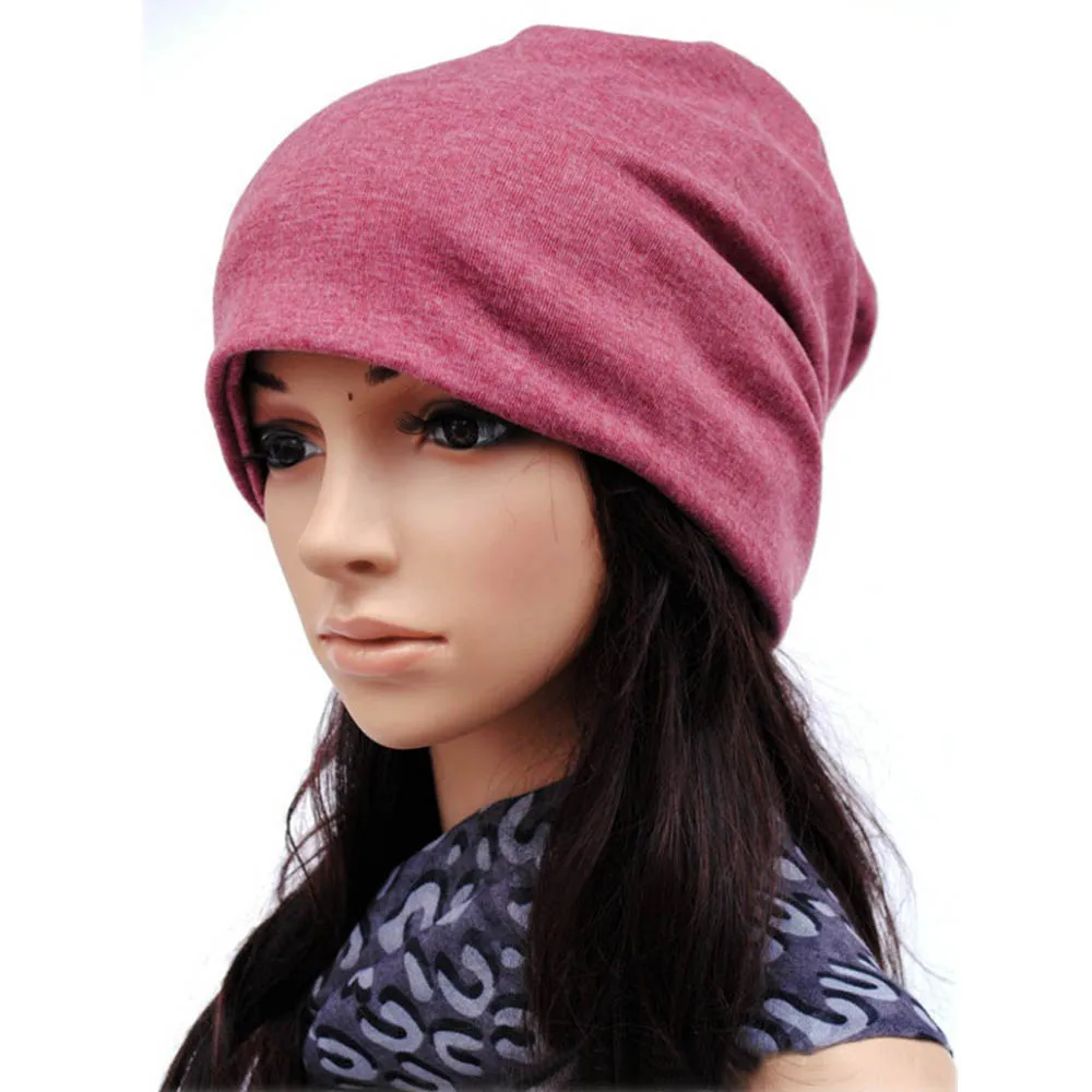 

Newly Design Solid Cotton Casual Hat Beanies For Adult Unisex Women Autumn Spring Cap Skullies