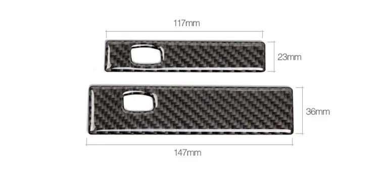 Углеродное волокно автомобильный Стайлинг Co-pilot держатель стакана воды панель декоративная Накладка для BMW 5 серии E60 2005-10 интерьерные наклейки