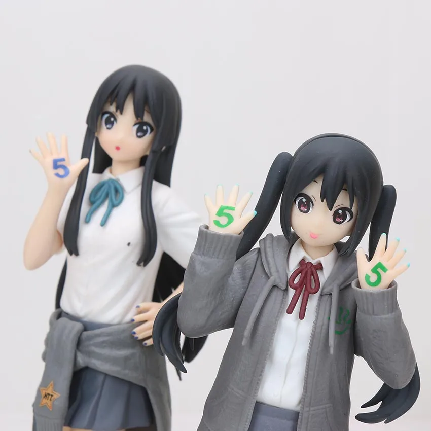 К-он! Hirasawa Yui Akiyama Mio Tainaka ритсу Kotobuki Tsumugi Адзуса Накано 5th юбилей ПВХ фигурка модель игрушки