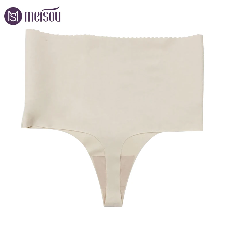 Meisou New Hot Women Lower Waist Thong Girdle Sexy Control Top Shaper Panties Elastane Ice Silk Shapewear Seamless Body Shaper Meisou New Hot Women Lower Waist Thong Girdle Sexy Control Top Shaper Panties Elastane Ice Silk Shapewear Seamless Body Shaper
