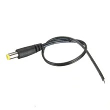 NEW Jack Plug DC Male Power Charger Connector Cable Pigtail Plug Wire For CCTV Camera Laptop Adapter Official 5.5×2.1mm