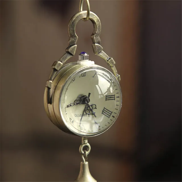 Novel Design Free Shipping Hot Retro Vintage Bronze Quartz Ball Glass Pocket Wat Novel Design Free Shipping Hot Retro Vintage Bronze Quartz Ball Glass Pocket Wat