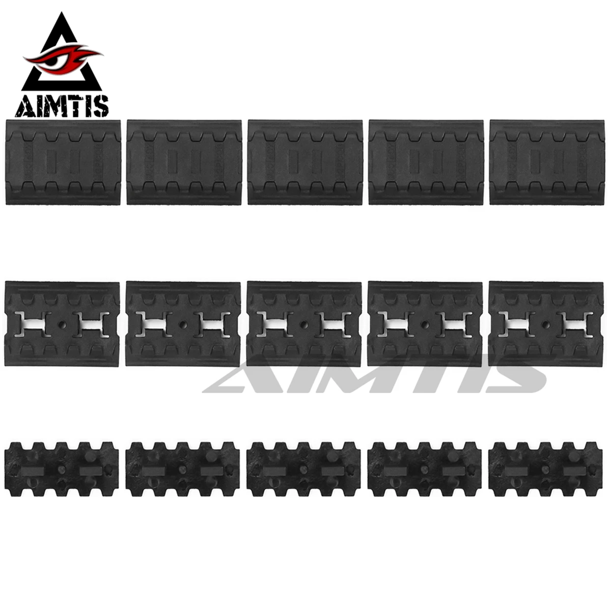 AIMTIS Tactical M-lok Rail Covers panel Mlok слот-система Rail panel 10 комплектов для M-Lok system Mount