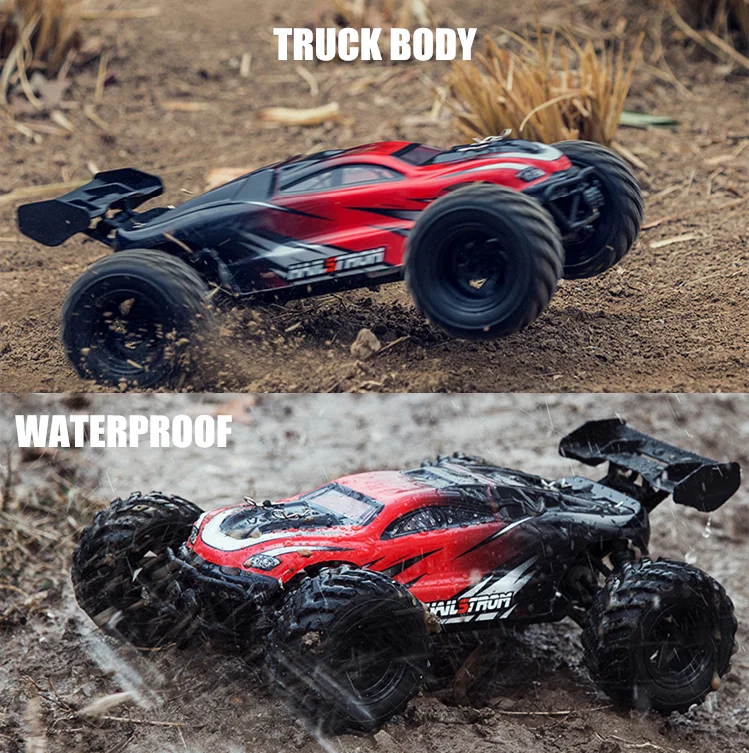 50 км/ч Bigfoot восхождение RC грузовик 1:18 масштаб 4x4 Радио RC внедорожный автомобиль водостойкий пульт дистанционного управления Грузовики Игрушки для детей автомобиль|Радиоуправляемые грузовики| | АлиЭкспресс