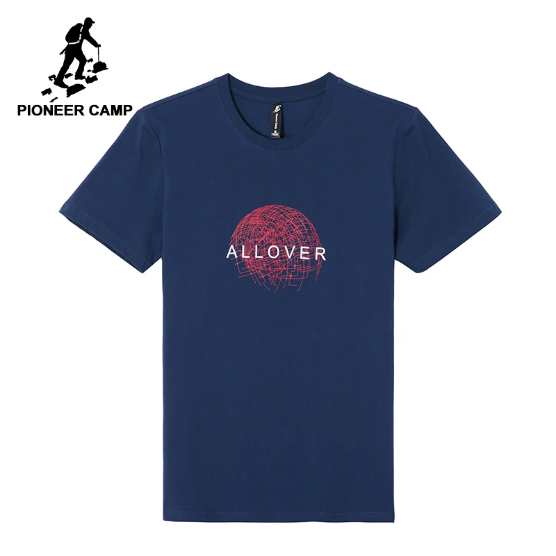 Pioneer camp новая футболка с коротким рукавом мужская брендовая одежда повседневные