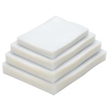 100 шт./лот вакуумные упаковочные пакеты хорошего качества Большая распродажа 5 видов размеров вакуумные пакеты для хранения пищевых продуктов